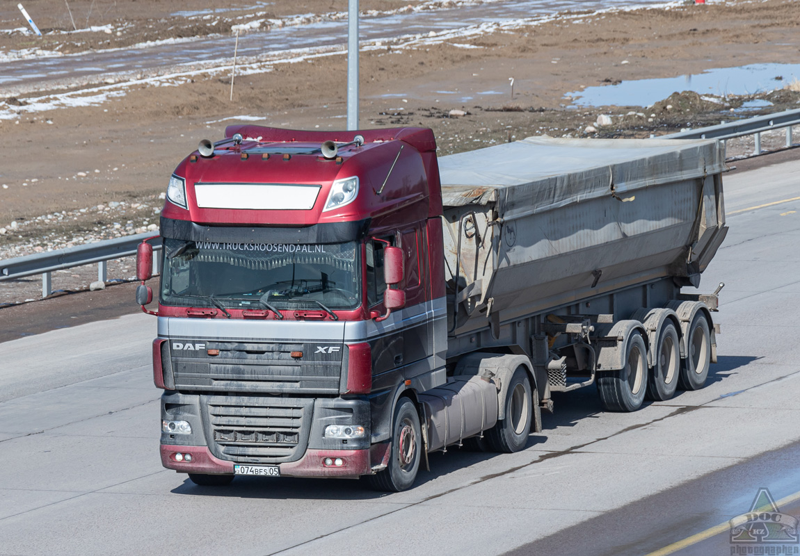 Алматинская область, № 074 BFS 05 — DAF XF105 FT