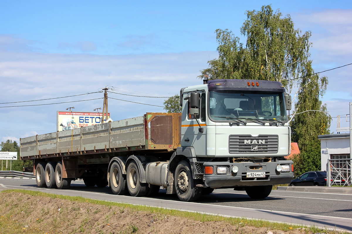 Ленинградская область, № У 924 МН 47 — MAN F90 22.xxx (общая)