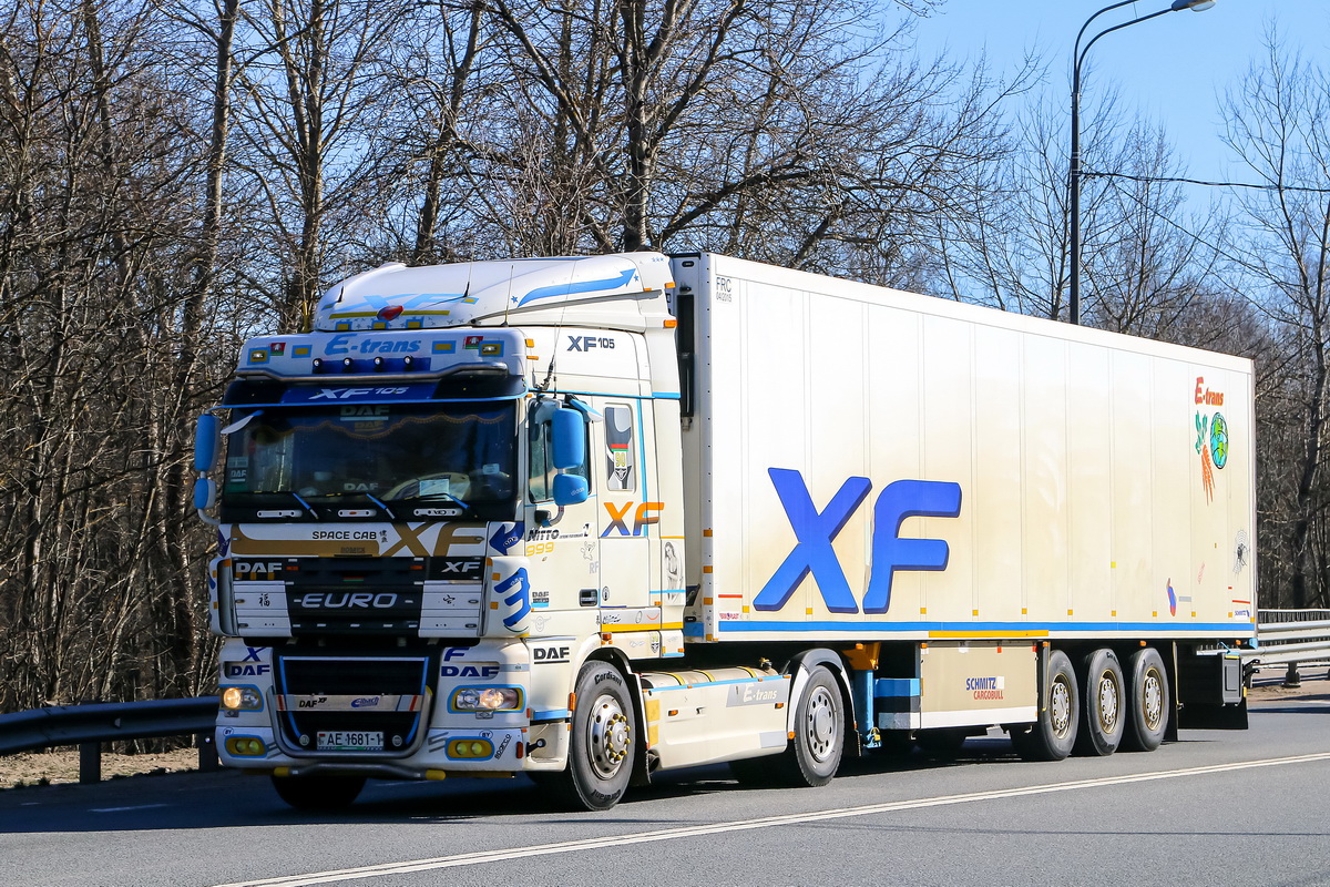 Брестская область, № АЕ 1681-1 — DAF XF105 FT