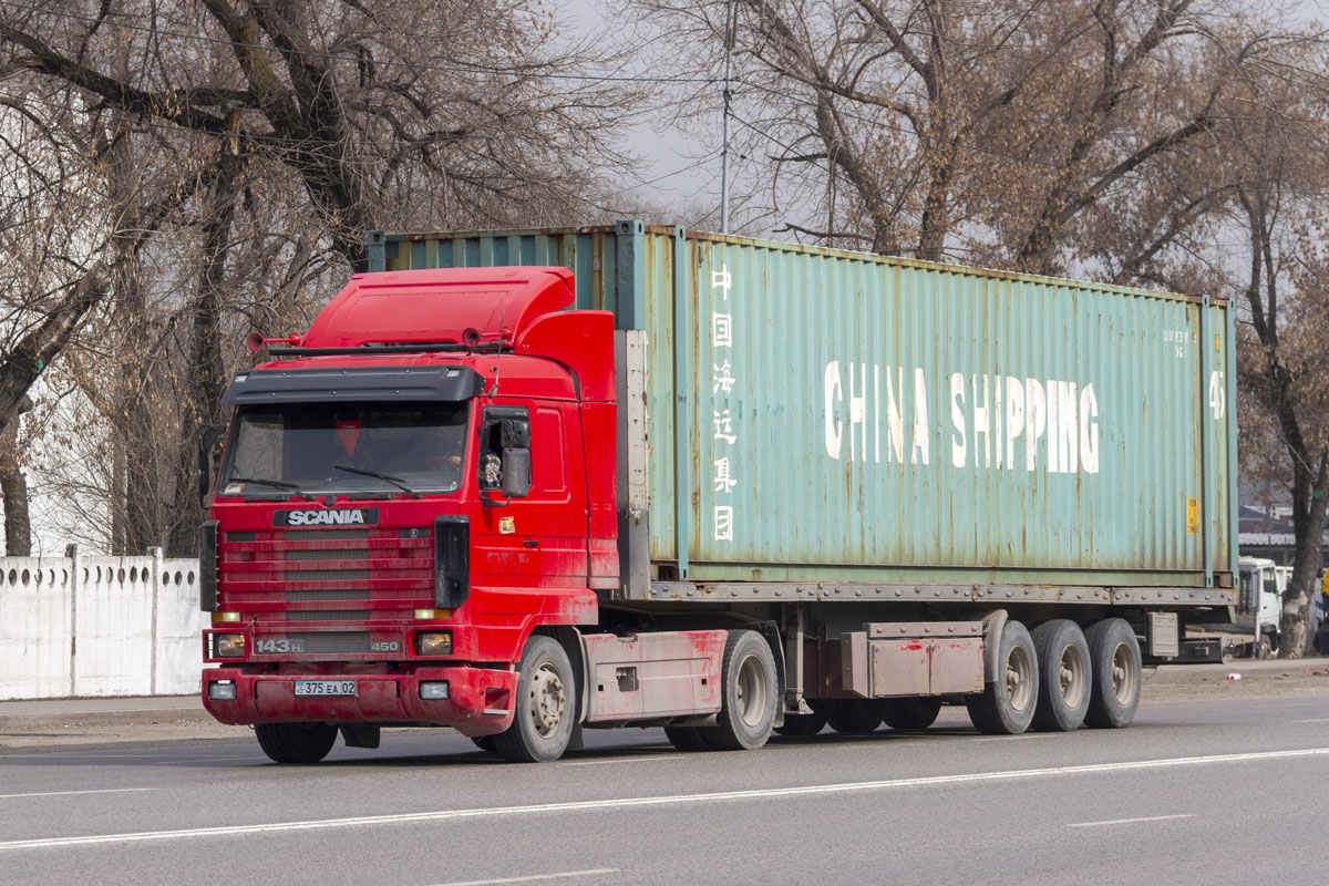 Алматинская область, № 375 EA 02 — Scania (III) R143H