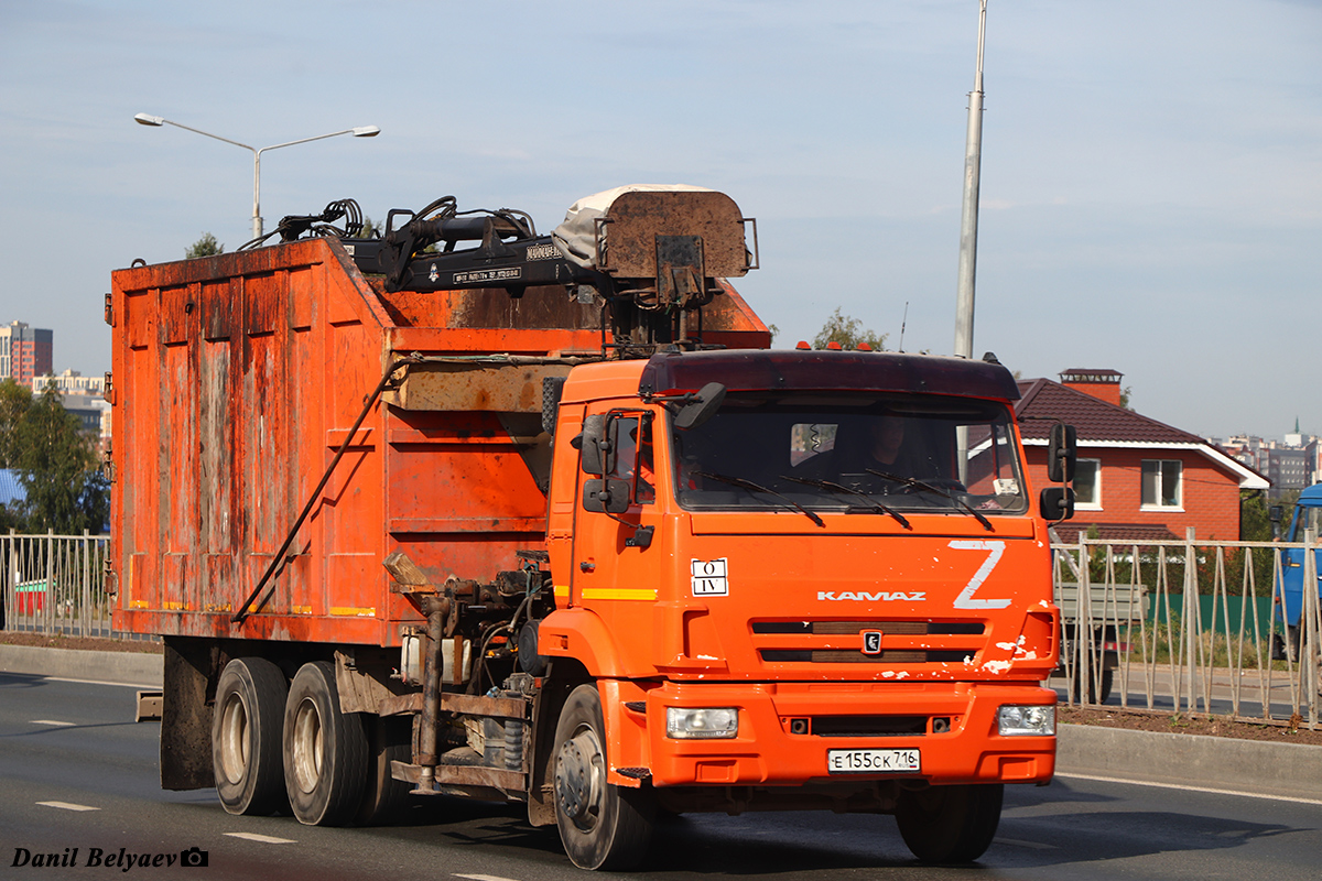 Татарстан, № Е 155 СК 716 — КамАЗ-65115-A5(48)