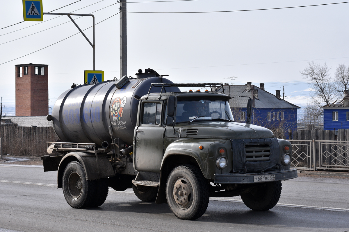 Бурятия, № У 681 ВС 03 — ЗИЛ-130 (общая модель)