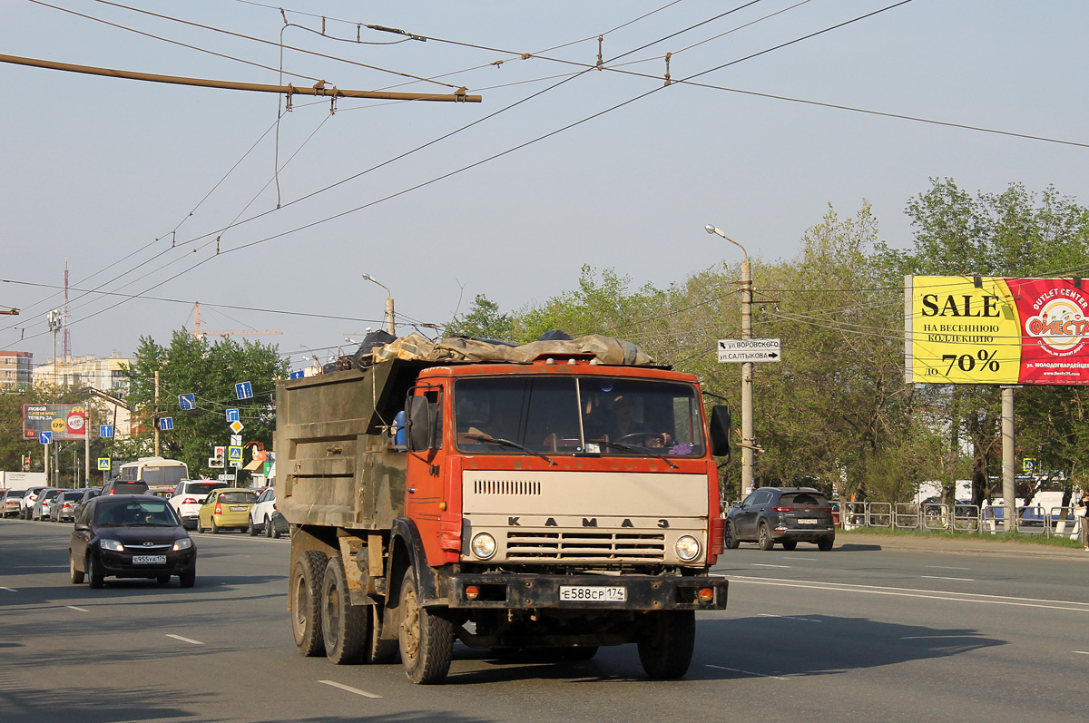 Челябинская область, № Е 588 СР 174 — КамАЗ-5511
