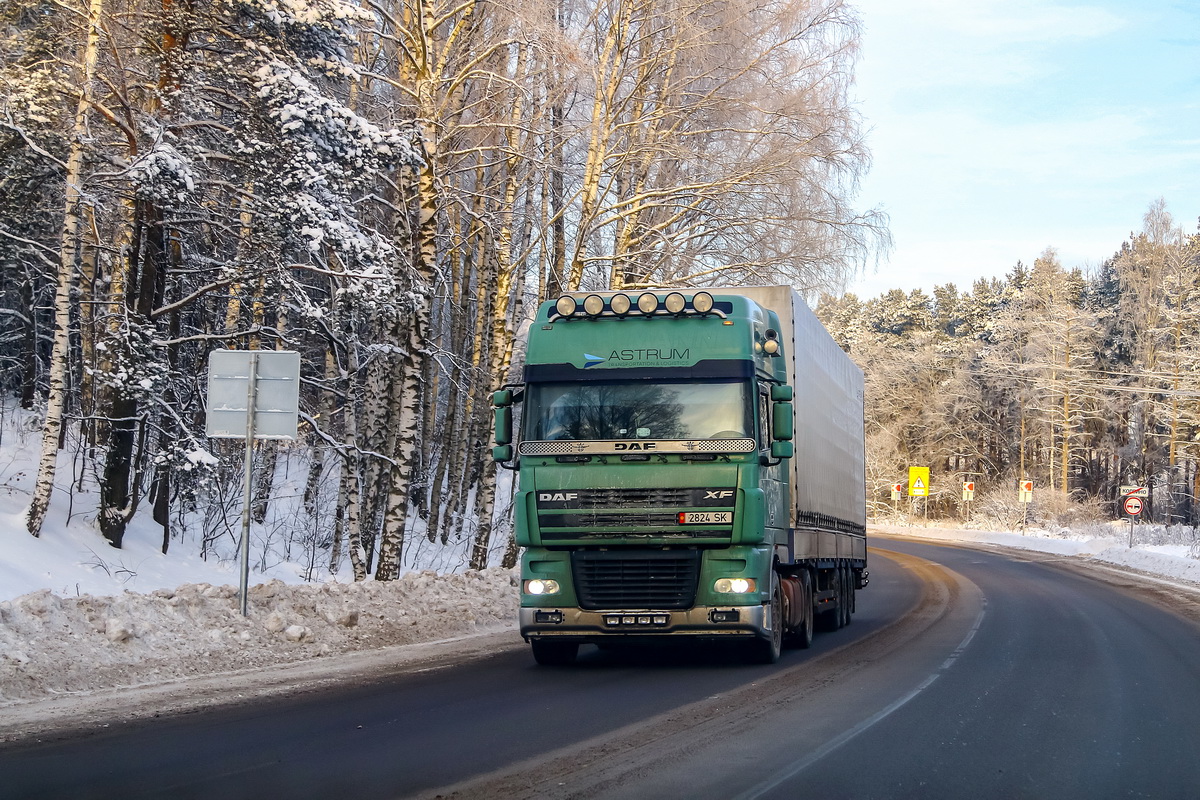 Киргизия, № 2824 SK — DAF XF95 FT