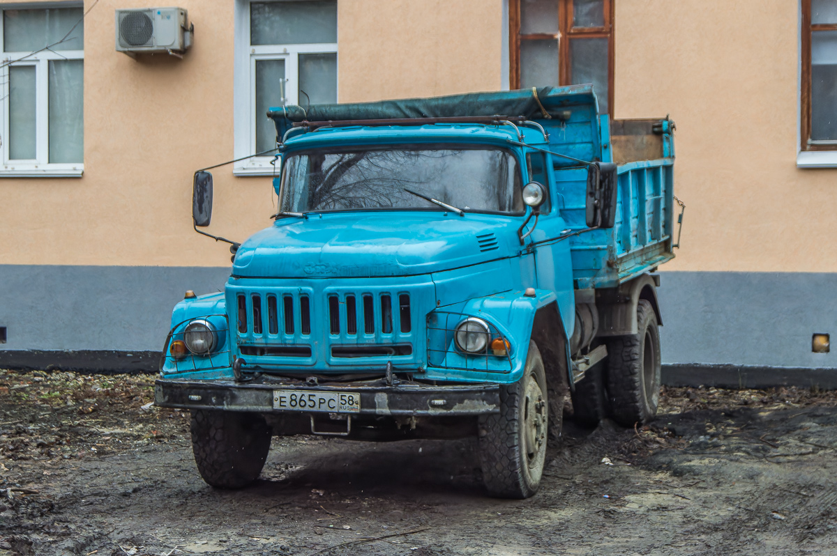 Пензенская область, № Е 865 РС 58 — ЗИЛ-130 (общая модель)