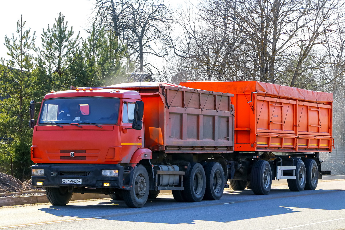 Ленинградская область, № Х 619 МК 47 — КамАЗ-65115-N3(78)