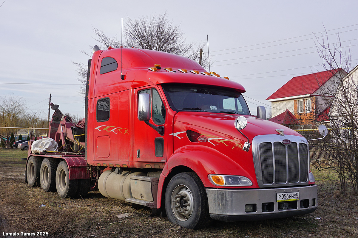Тамбовская область, № Р 056 ЕМ 68 — Peterbilt 387