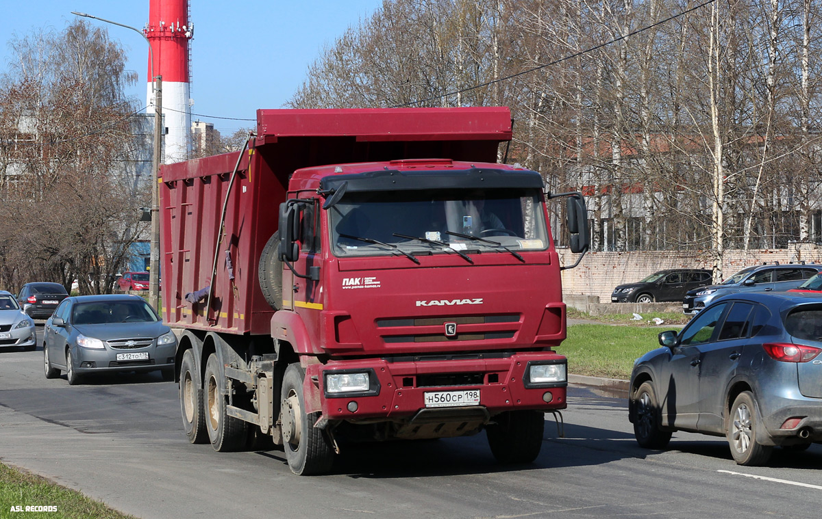 Санкт-Петербург, № Н 560 СР 198 — КамАЗ-6520-B5(49)