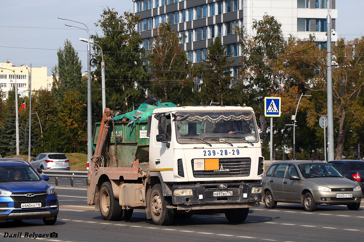 Татарстан, № У 697 ВО 116 — МАЗ-5550B2