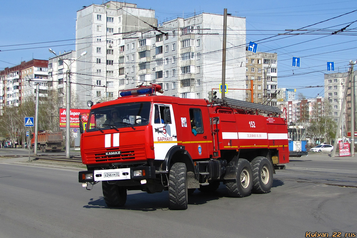Алтайский край, № 152 — КамАЗ-43118-10 [43118K]