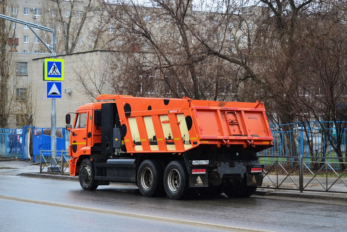 Волгоградская область, № Н 992 КС 134 — КамАЗ-65115-37