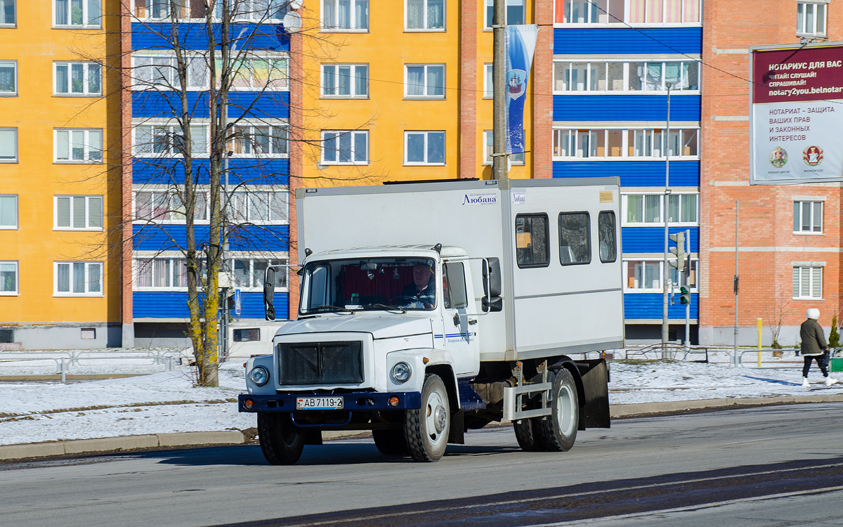 Витебская область, № АВ 7119-2 — ГАЗ-3309