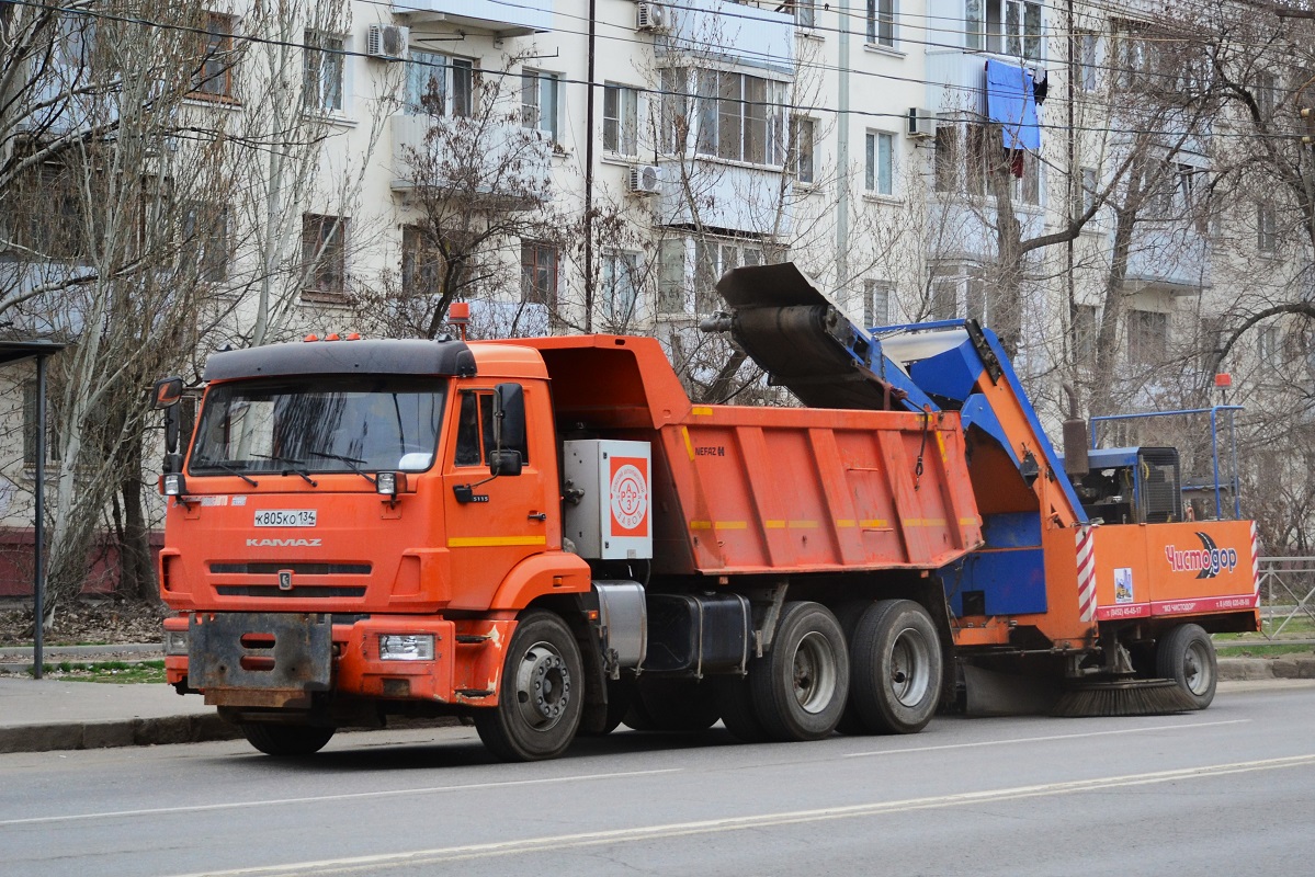 Волгоградская область, № К 805 КО 134 — КамАЗ-65115-50