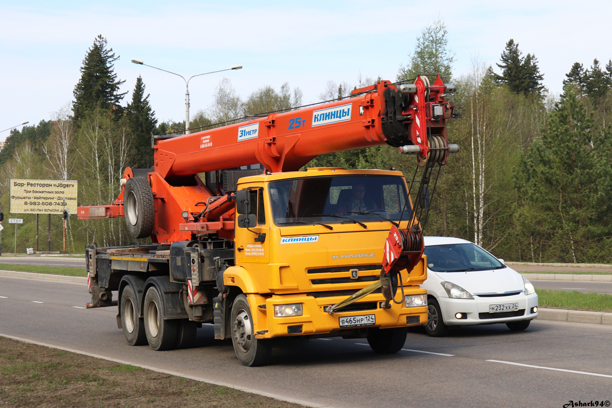Красноярский край, № В 465 НР 124 — КамАЗ-65115-L4(19)