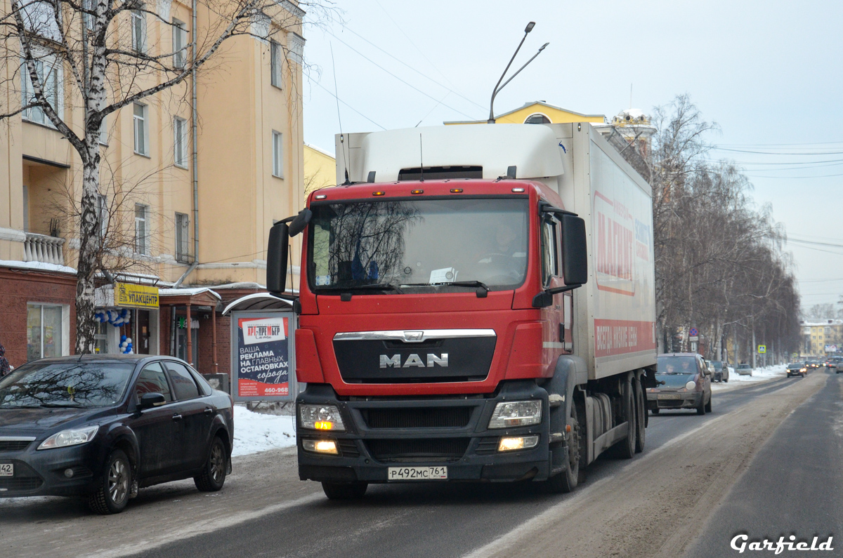 Кемеровская область, № Р 492 МС 761 — MAN TGS 28.360