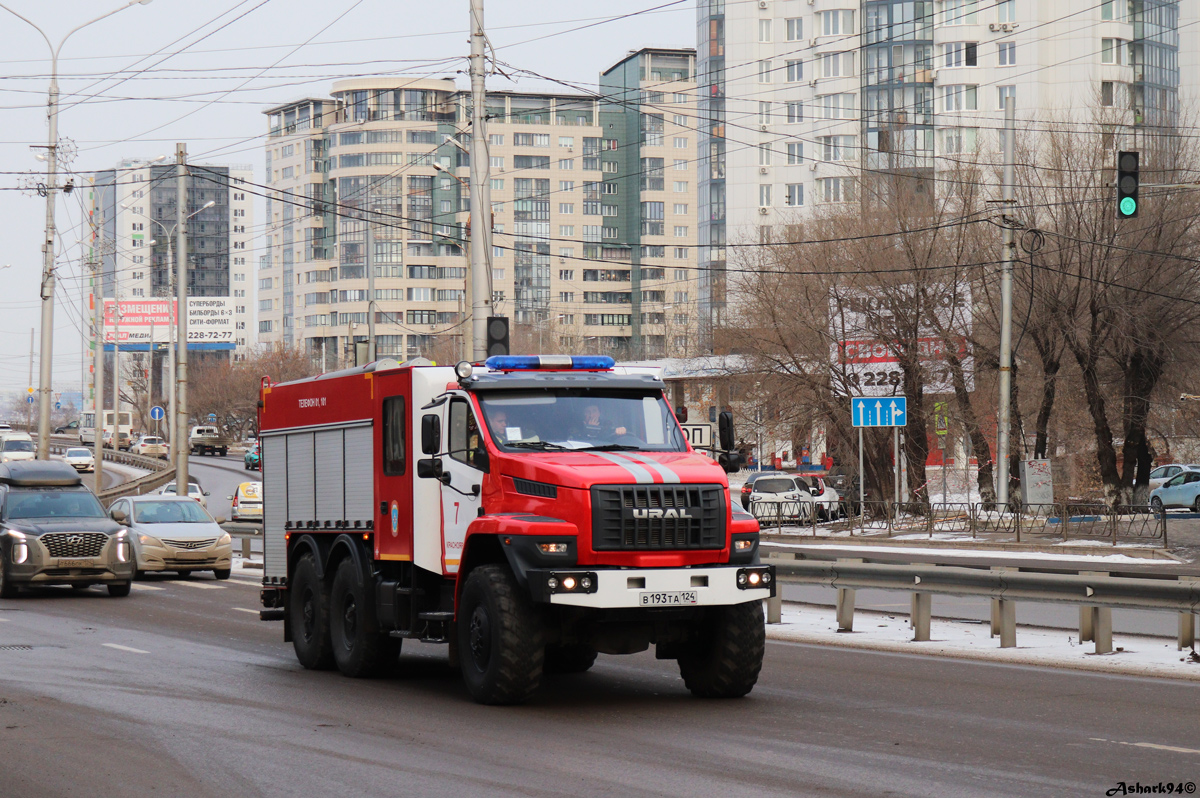 Красноярский край, № В 193 ТА 124 — Урал NEXT 5557-72