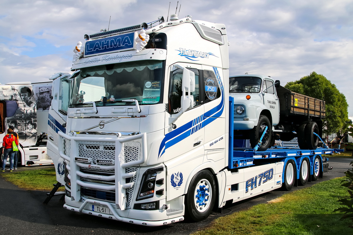 Финляндия, № TL-51 — Volvo ('2012) FH16.750; Финляндия — Power Truck Show 2019