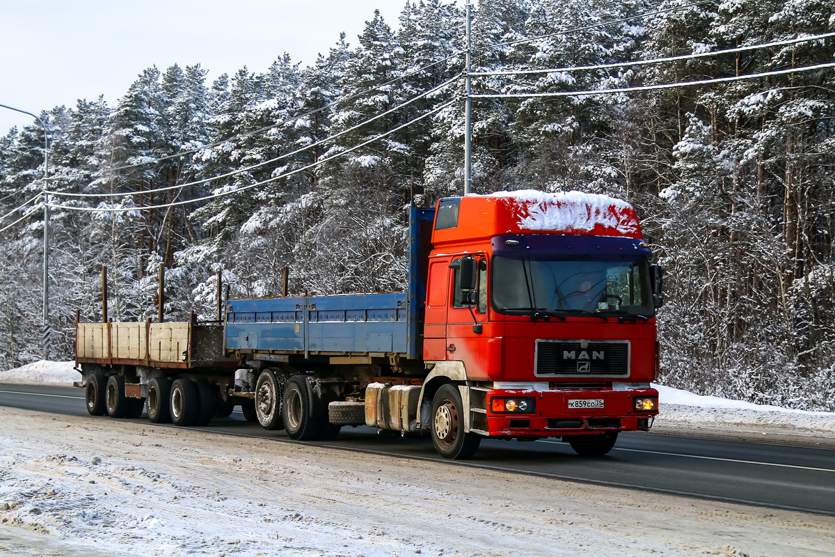 Вологодская область, № К 859 СО 35 — MAN F2000 (общая модель)