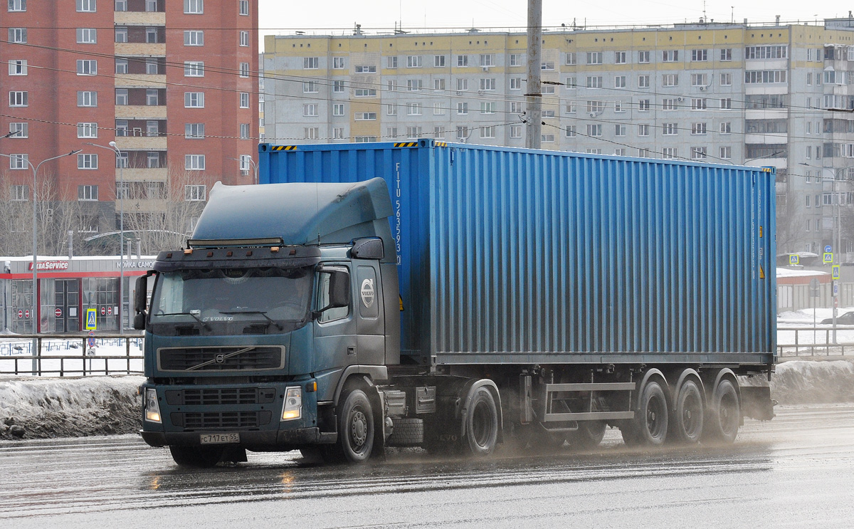 Омская область, № С 717 ЕТ 55 — Volvo ('2002) FM12.380