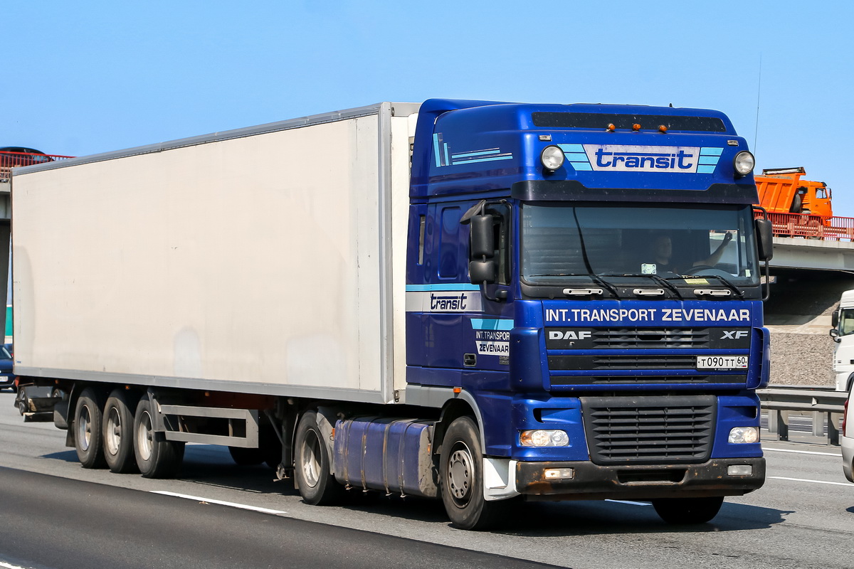 Псковская область, № Т 090 ТТ 60 — DAF XF95 FT