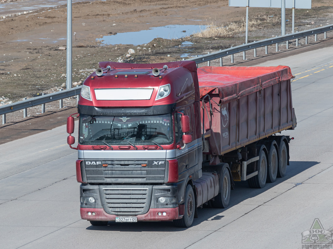 Алматинская область, № 027 BFT 05 — DAF XF105 FT