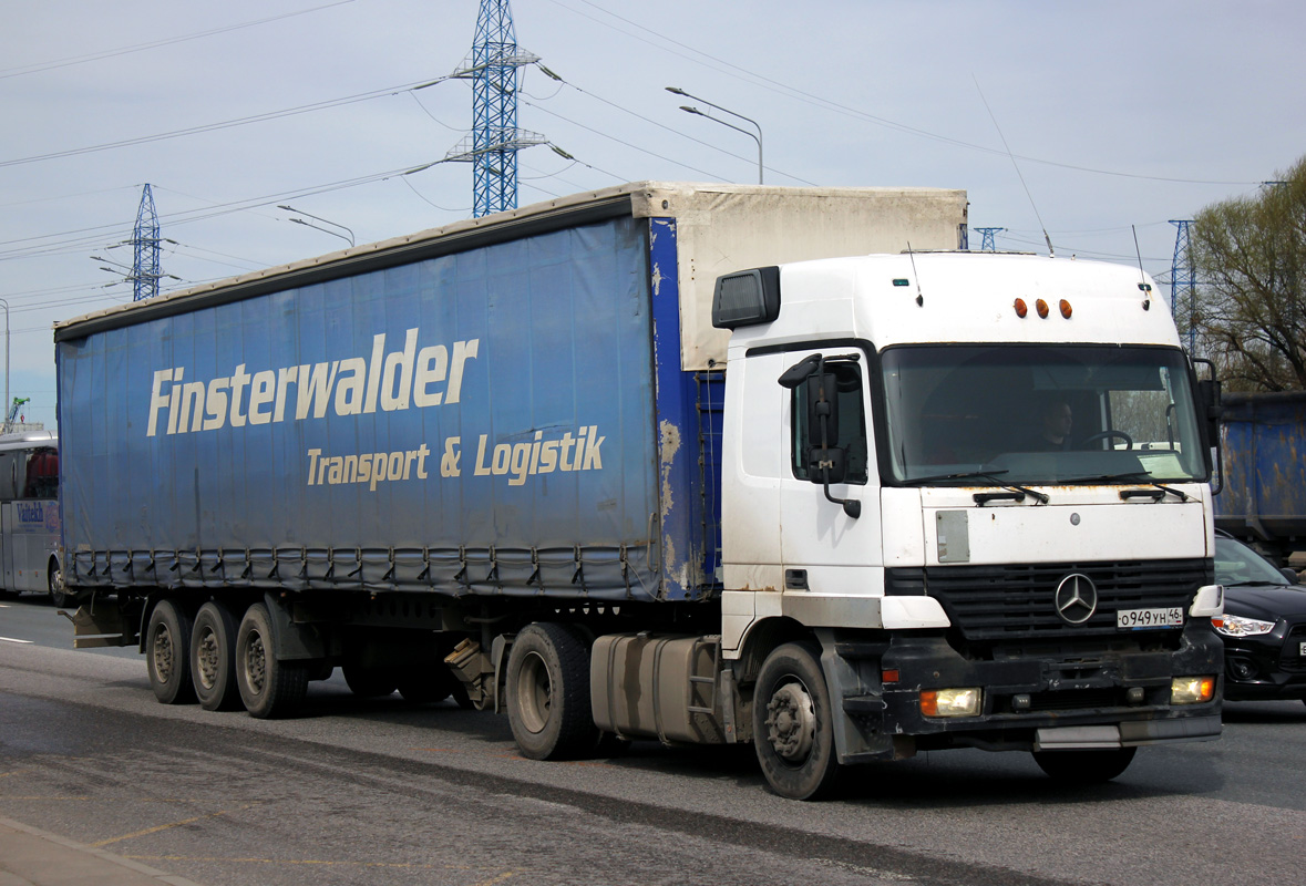 Курская область, № О 949 УН 46 — Mercedes-Benz Actros ('1997) 1840