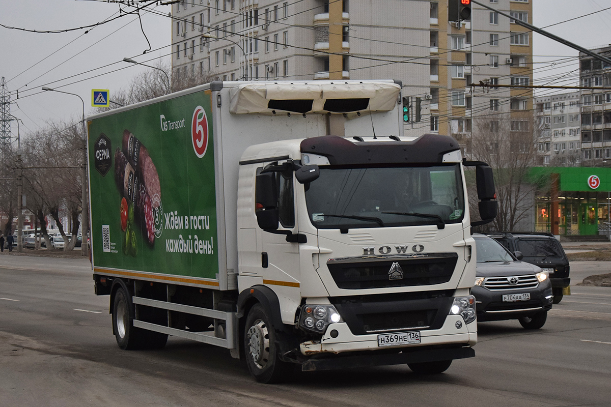Волгоградская область, № Н 369 НЕ 136 — Howo T5G ZZ1167