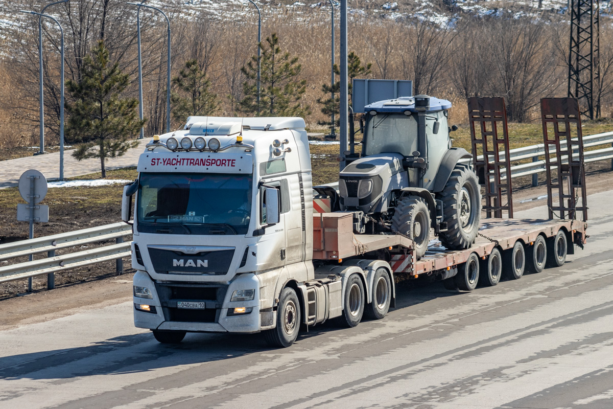 Костанайская область, № 040 CBA 10 — MAN TGX ('2012) 28.480; Костанайская область — Новая спецтехника