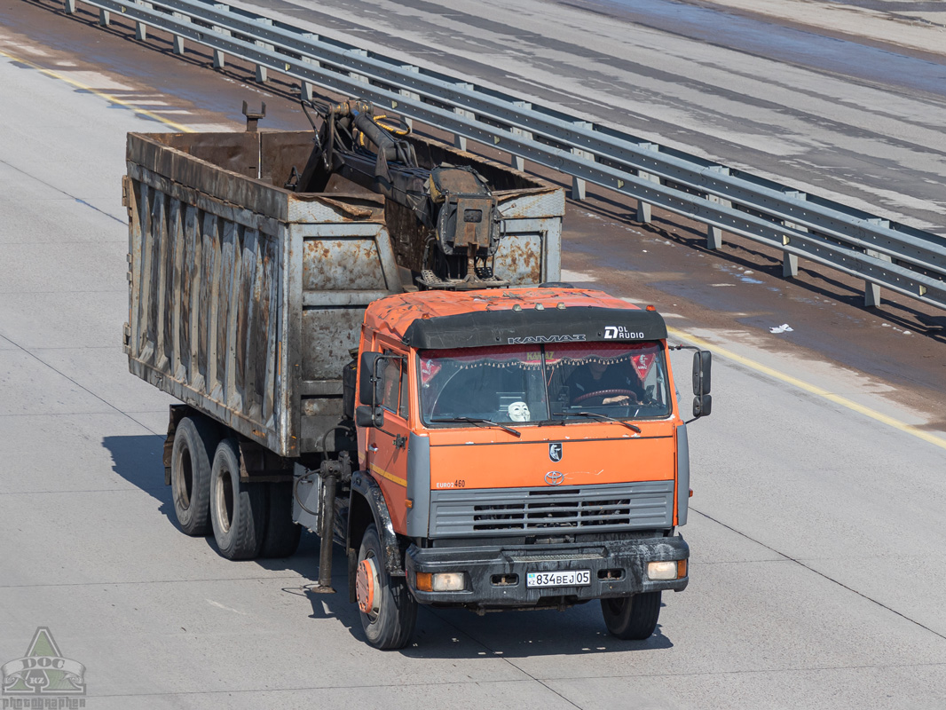 Алматинская область, № 834 BEJ 05 — КамАЗ-65115 (общая модель)