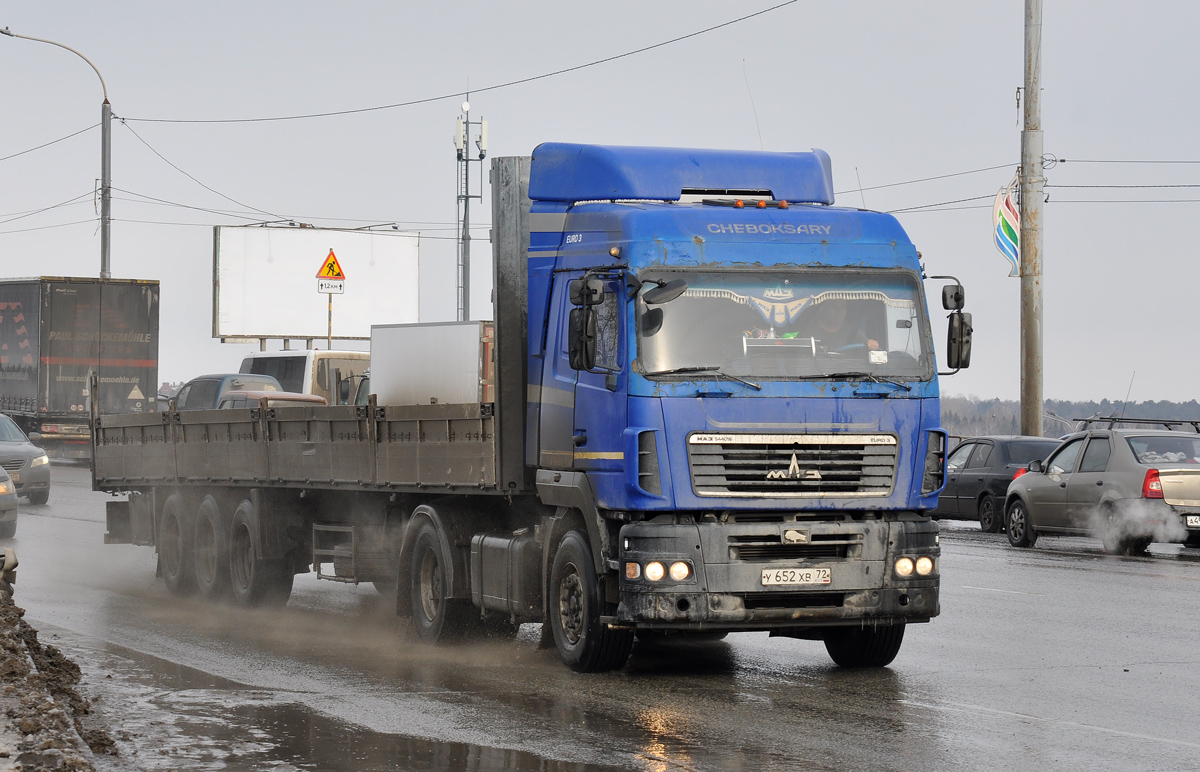 Тюменская область, № У 652 ХВ 72 — МАЗ-544018