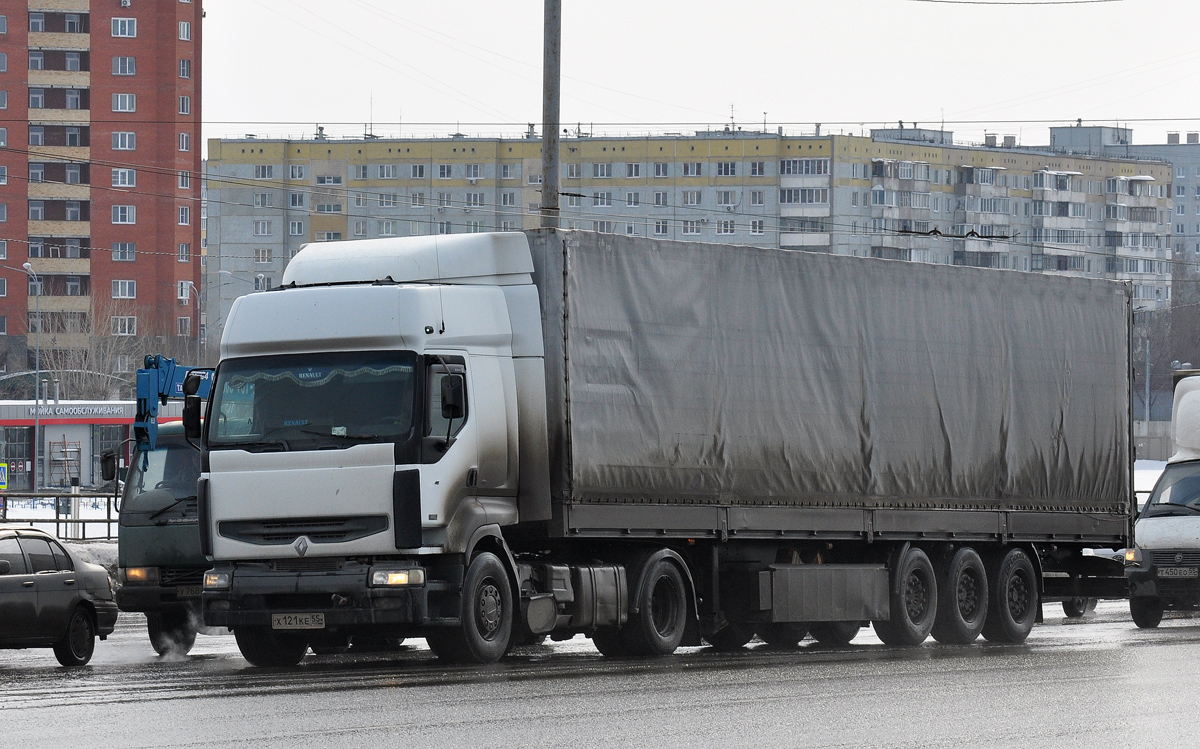 Омская область, № Х 121 КЕ 55 — Renault Premium ('1996)