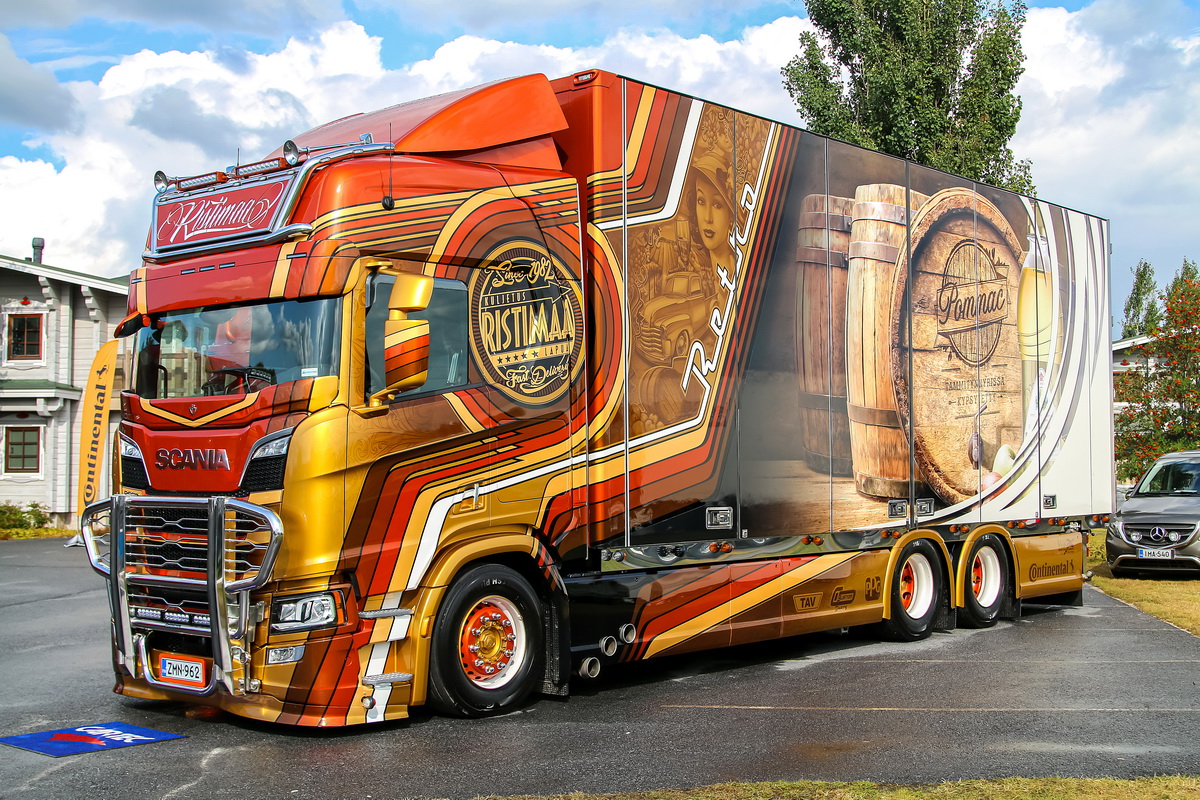 Финляндия, № ZMN-962 — Scania ('2016) R650; Финляндия — Power Truck Show 2019