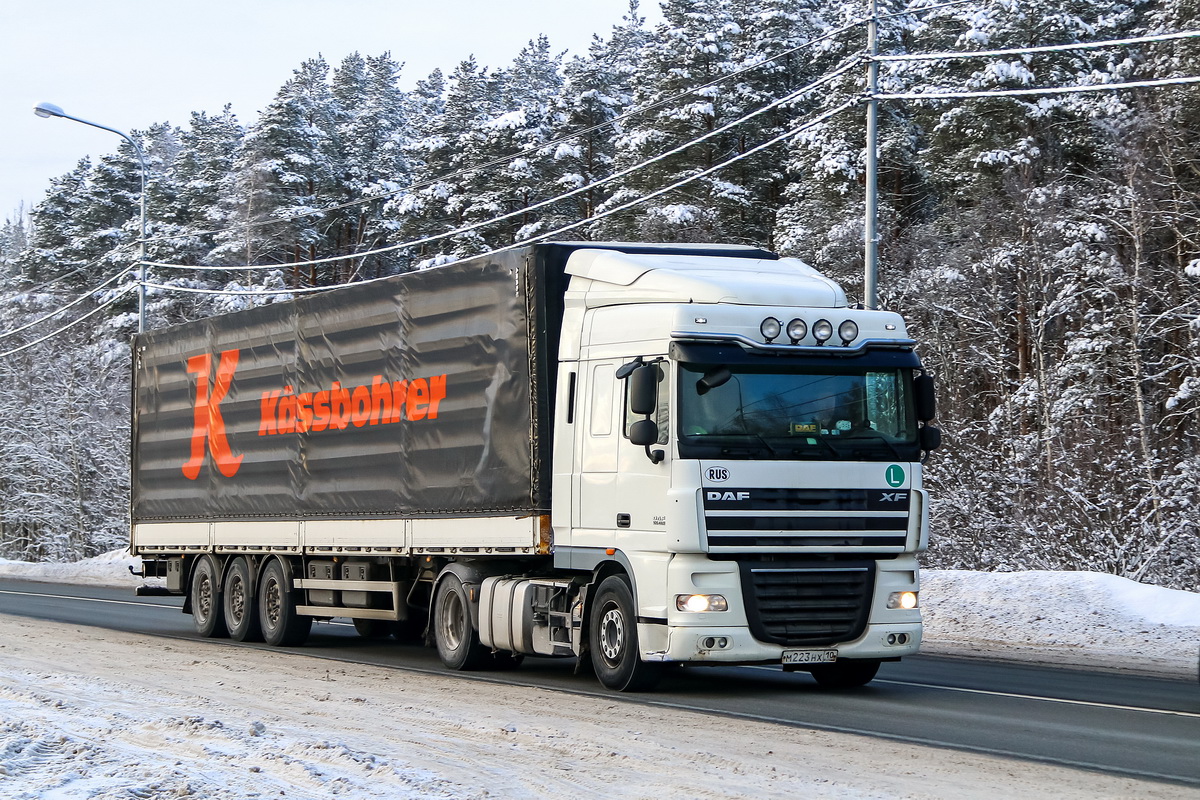 Карелия, № М 223 НХ 10 — DAF XF105 FT