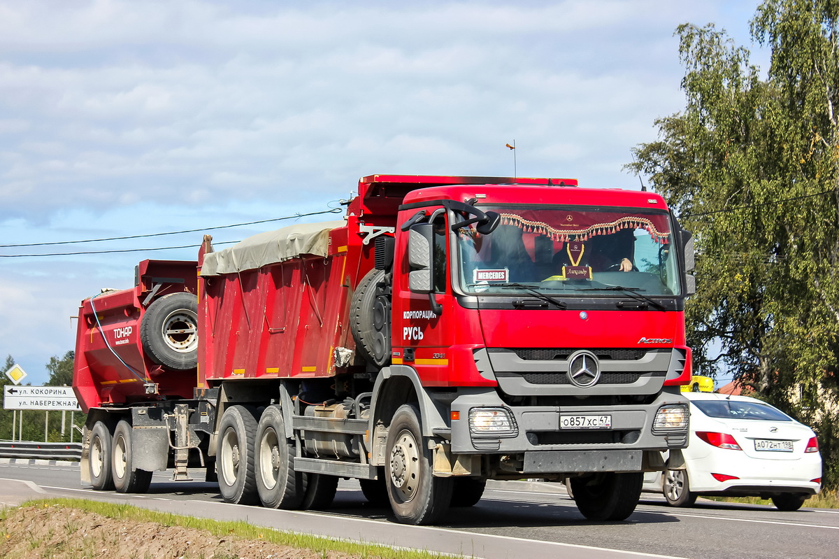Ленинградская область, № О 857 ХС 47 — Mercedes-Benz Actros '09 3341 [Z9M]