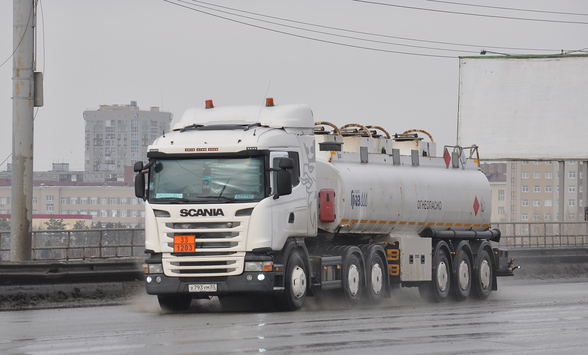 Омская область, № Х 793 УМ 55 — Scania ('2013) G400