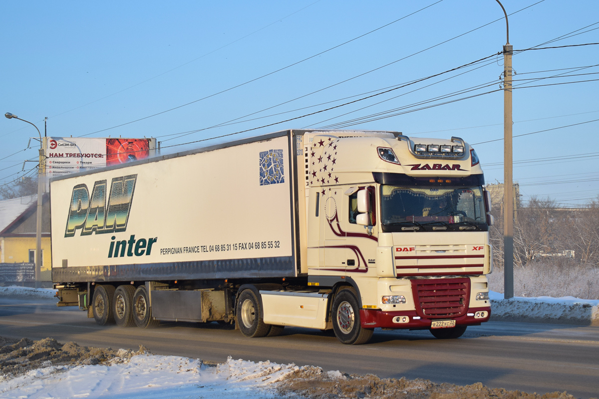 Алтайский край, № В 222 ХС 22 — DAF XF105 FT