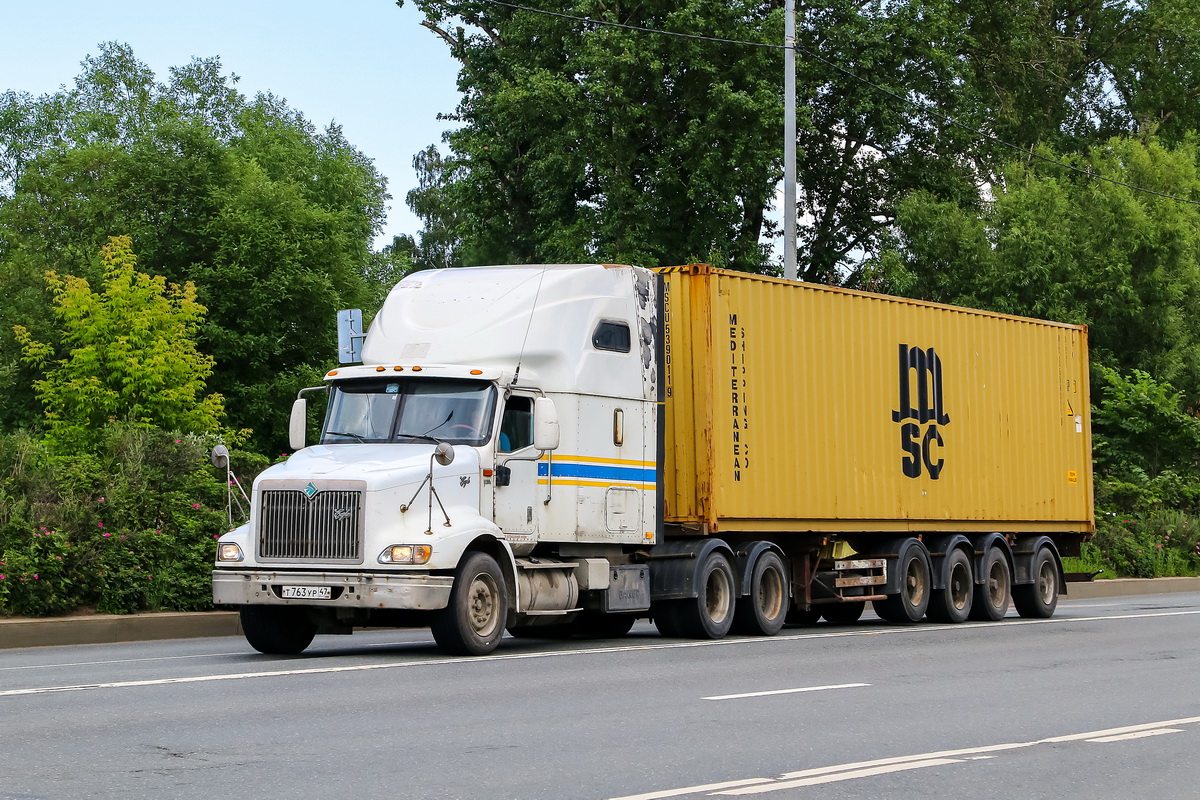 Ленинградская область, № Т 763 УР 47 — International 9200