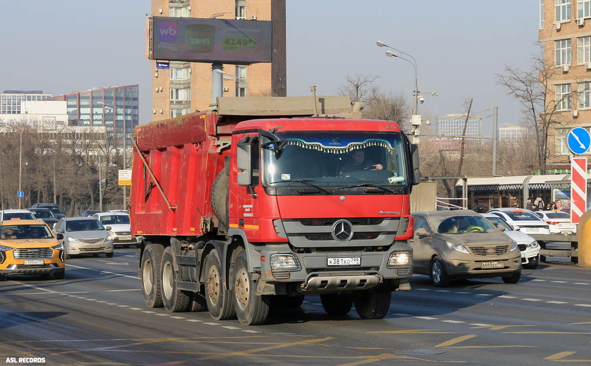 Москва, № К 381 ХО 799 — Mercedes-Benz Actros '09 4141 [Z9M]