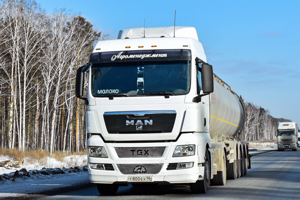 Свердловская область, № Т 800 ЕХ 96 — MAN TGX ('2007) 18.400