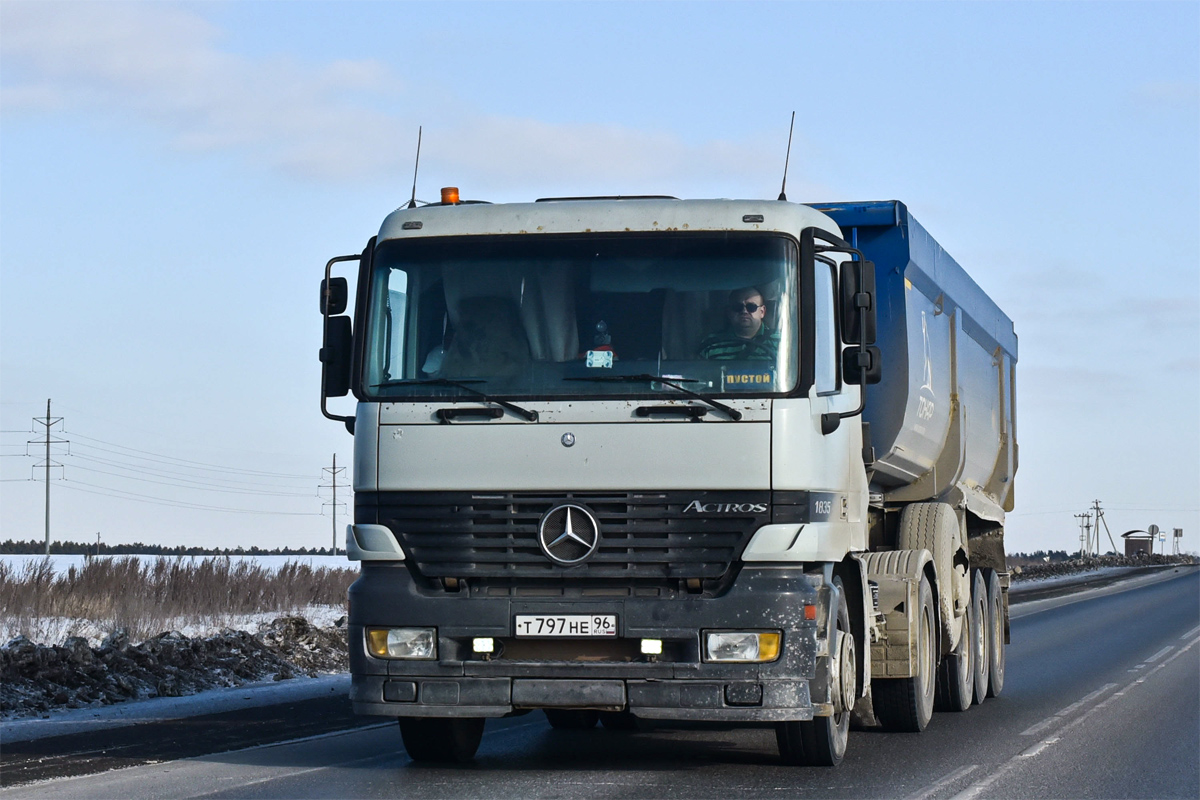 Свердловская область, № Т 797 НЕ 96 — Mercedes-Benz Actros ('1997) 1835
