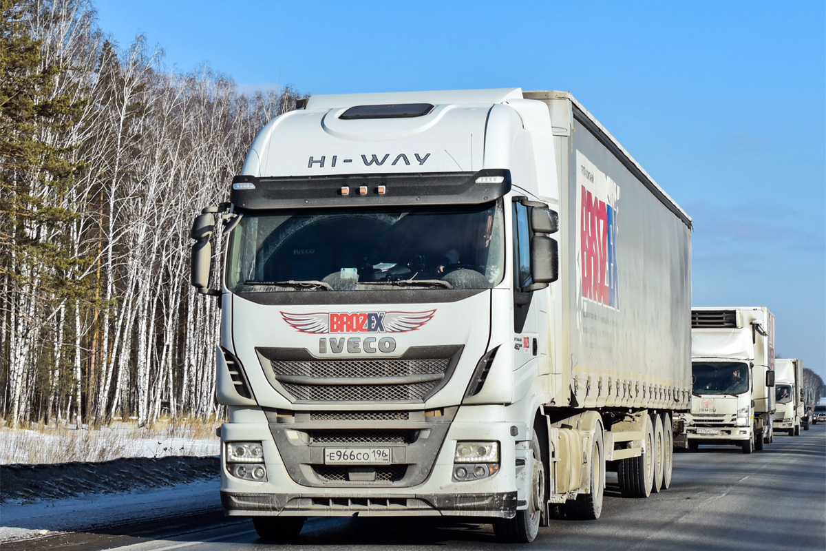 Свердловская область, № Е 966 СО 196 — IVECO Stralis ('2012)