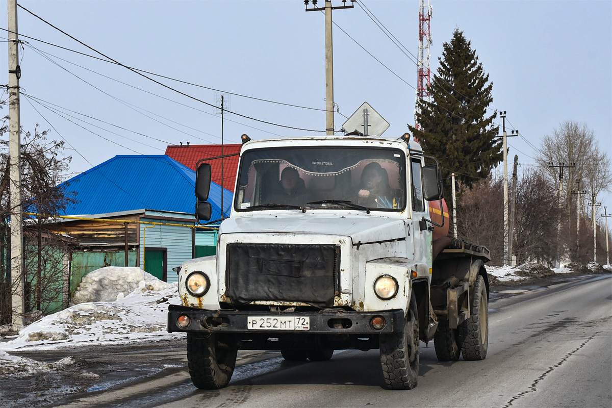 Тюменская область, № Р 252 МТ 72 — ГАЗ-3309