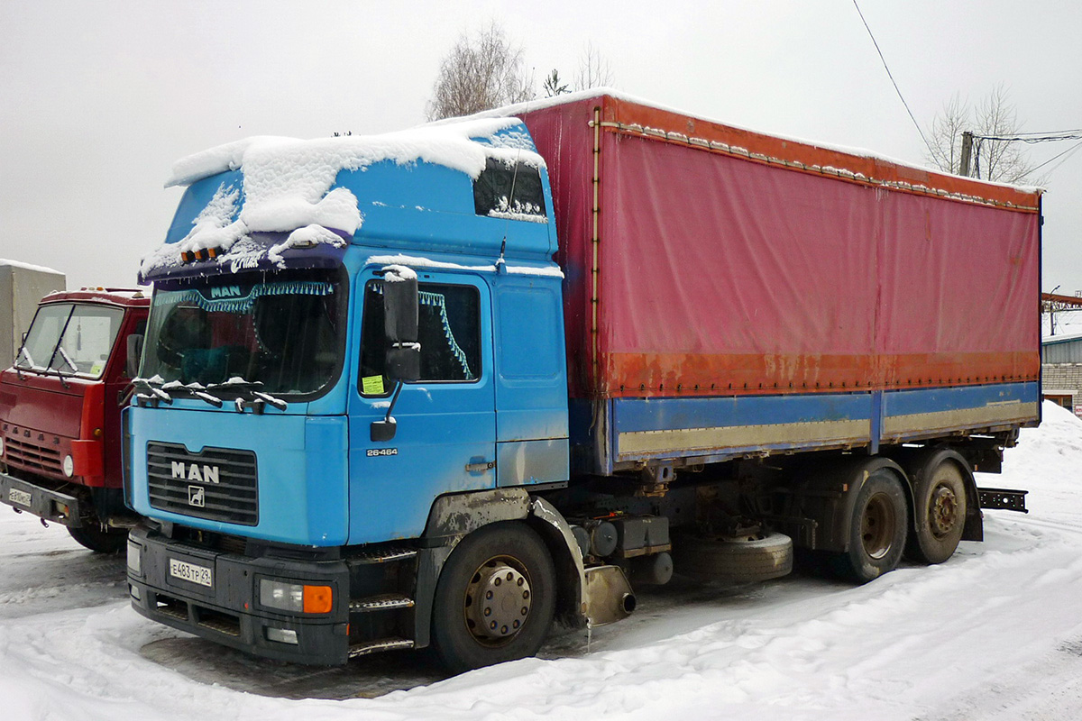 Архангельская область, № Е 483 ТР 29 — MAN F2000 26.464