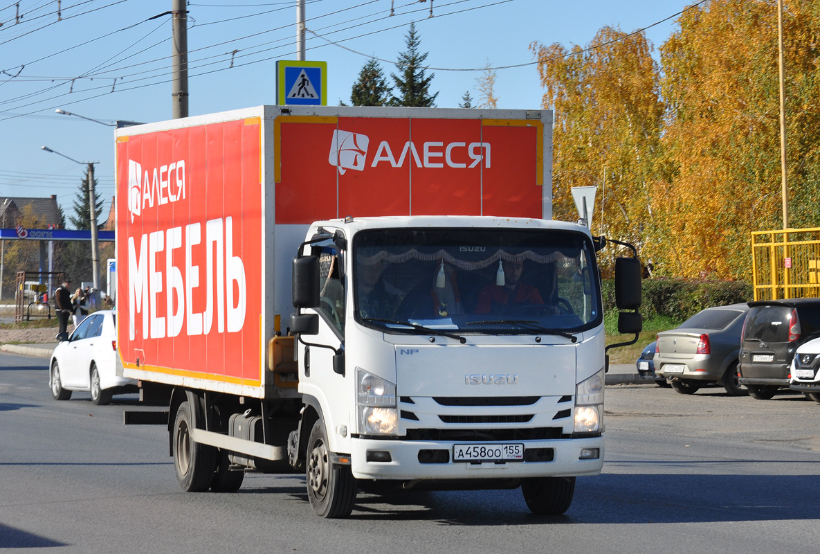 Омская область, № А 458 ОО 155 — Isuzu NPR75 [Z7X]