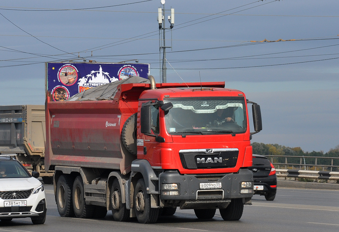 Омская область, № В 009 УО 55 — MAN TGS 41.440