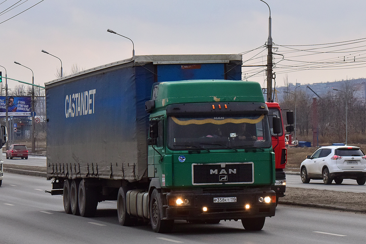 Московская область, № Р 358 КТ 190 — MAN F2000 (общая модель)