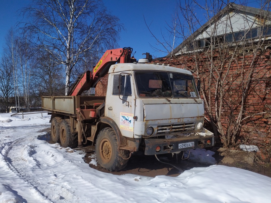 Удмуртия, № О 090 ЕА 18 — КамАЗ-4310