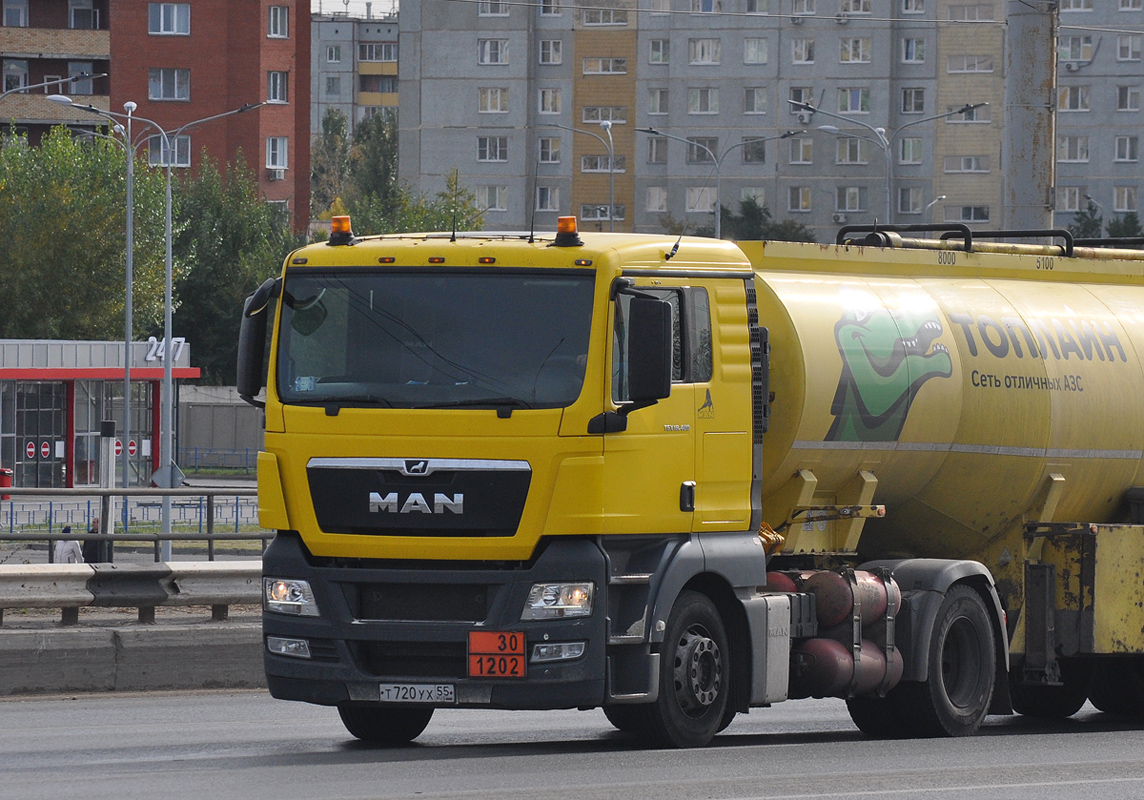 Омская область, № Т 720 УХ 55 — MAN TGX ('2007) 18.400