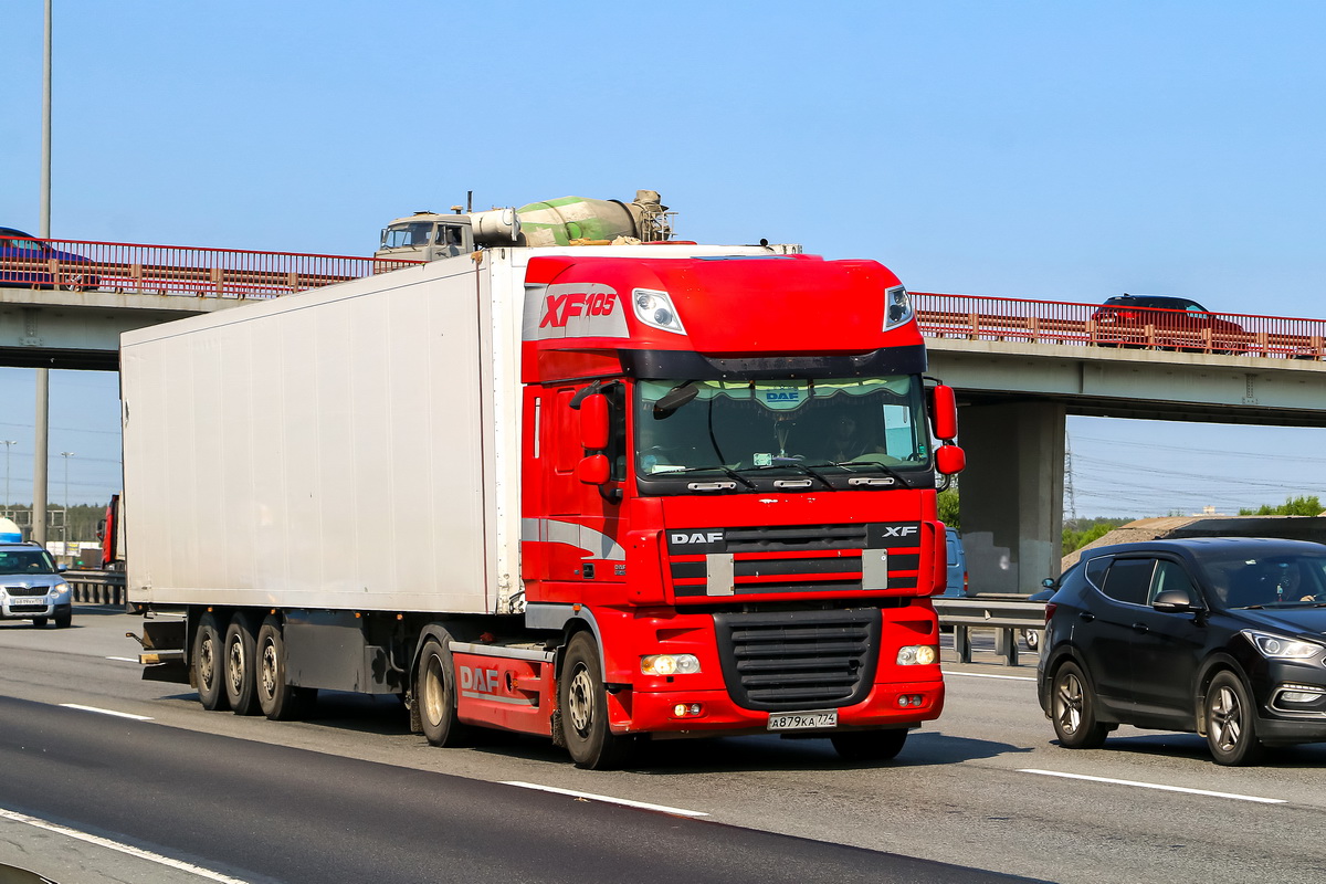 Челябинская область, № А 879 КА 774 — DAF XF105 FT