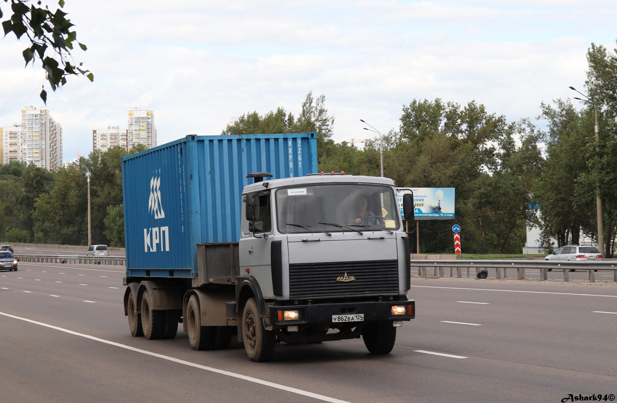 Красноярский край, № У 862 ВА 124 — МАЗ-54329